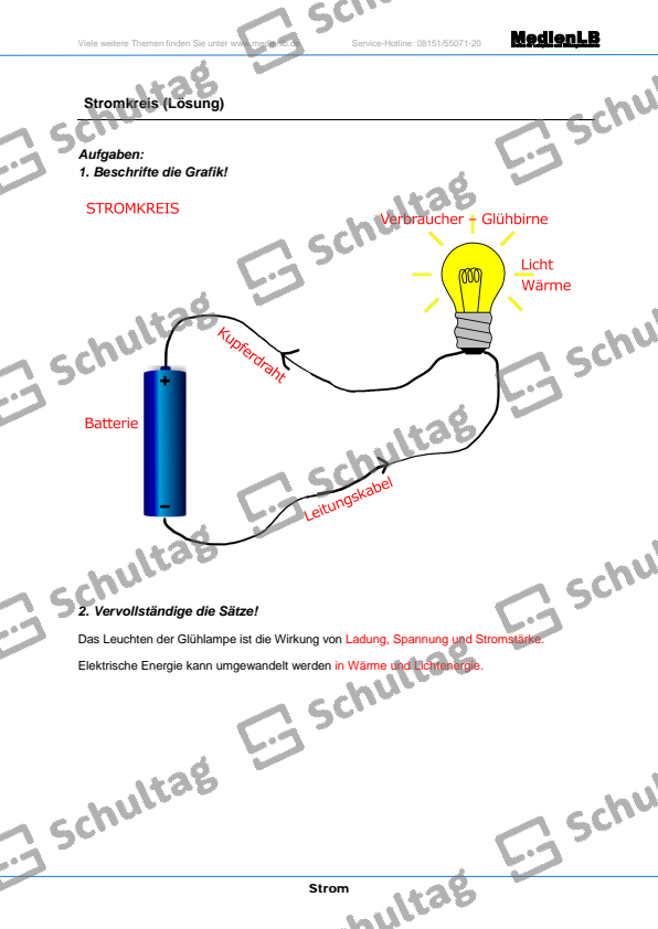 Stromkreis – Schultag